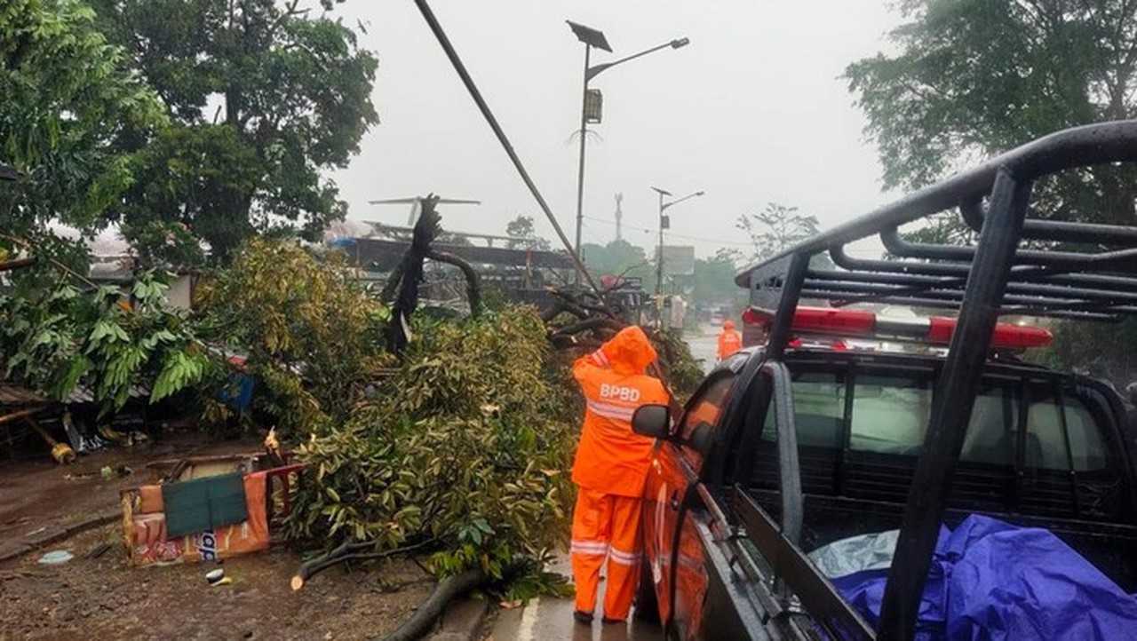 Hujan Angin Terjang Kemang Bogor, Pohon Tumbang dan Sejumlah Bangunan Rusak