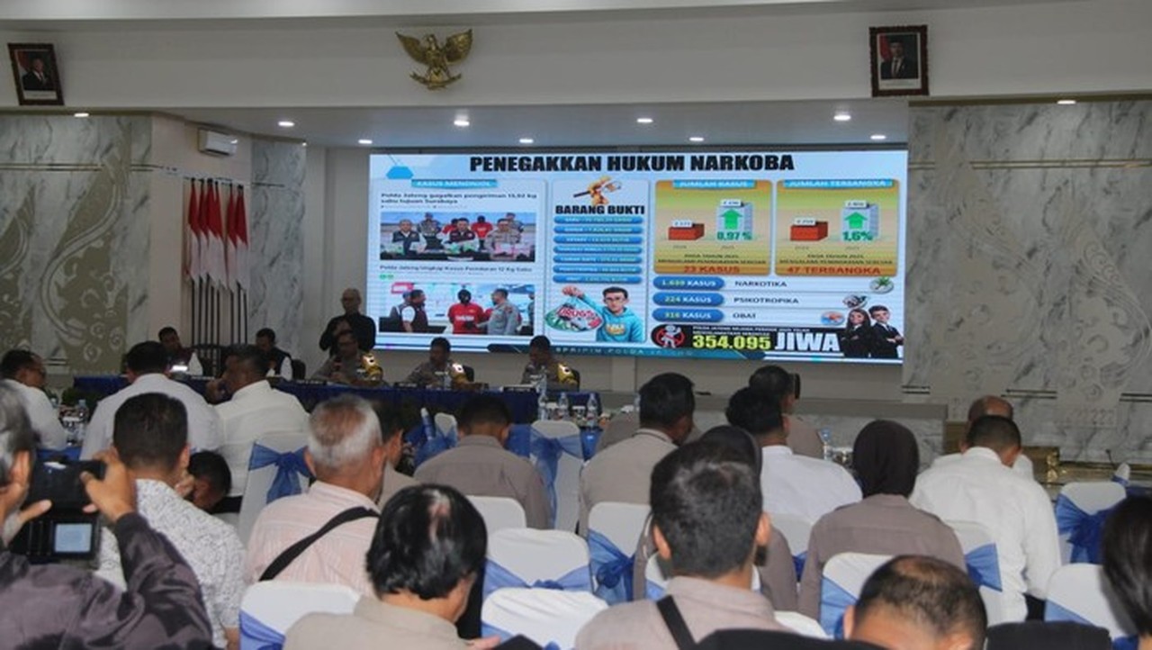 Polda Jateng Catat Penurunan Kriminalitas dan Gangguan Kamtibmas Sepanjang 2025