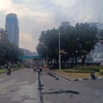 Massa Buruh Bubar, Lalu Lintas Jalan Medan Merdeka Selatan Jakarta Dibuka Kembali