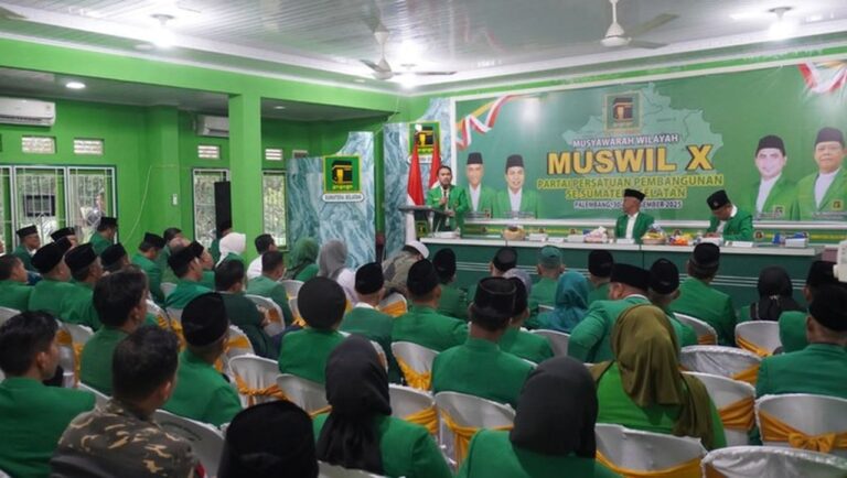 Muswil DPW PPP Sumsel Tuntas, Konsolidasi Menuju Pemilu 2029 Diperkuat