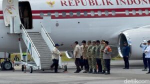 Presiden Prabowo Tiba di Sumut, Tinjau Jembatan Bailey Sungai Garoga Tapsel yang Terdampak Bencana